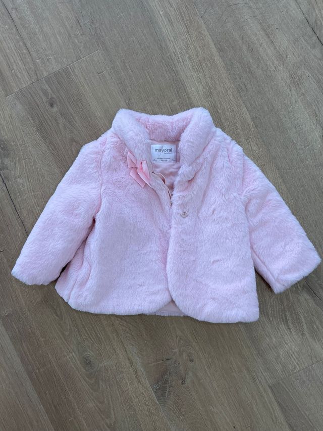 chaqueta rosa bebe mayoral