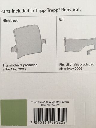 Tripp Trapp Baby set / adaptador trona