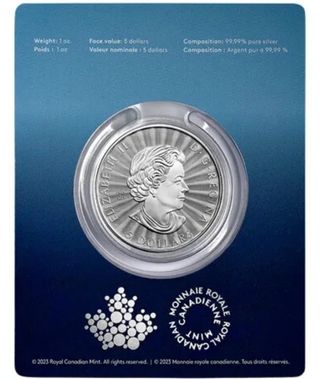 Moneda Plata 1 onza Canadá 2023