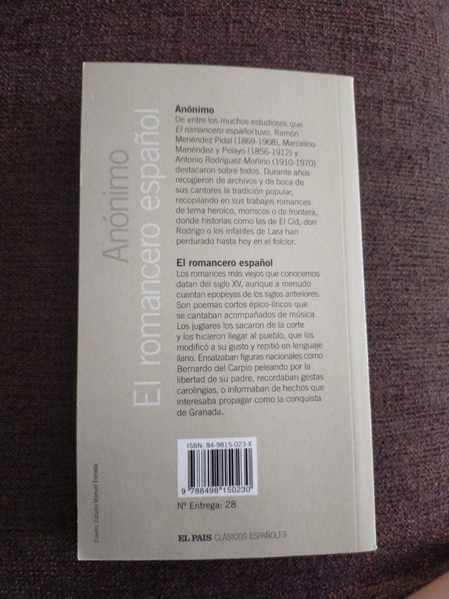 El romancero español