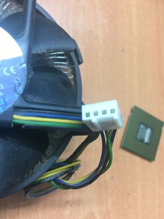 Procesador y ventilador ordenador PC