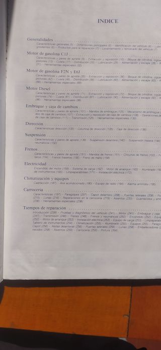 Manual de taller Renault 19