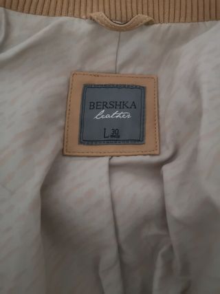 Cazadora cuero mujer