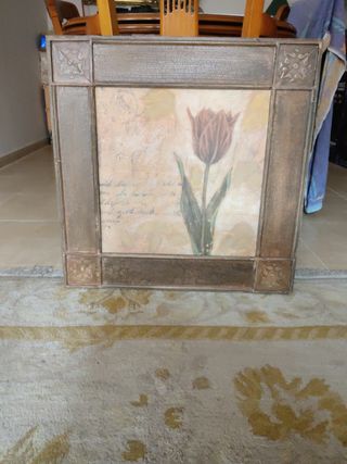CUADRO VINTAGE TULIPAN MUY ORIGINAL