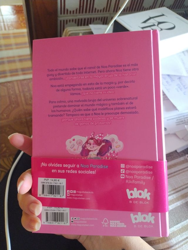 Libro Noa paradise el hechizo secreto