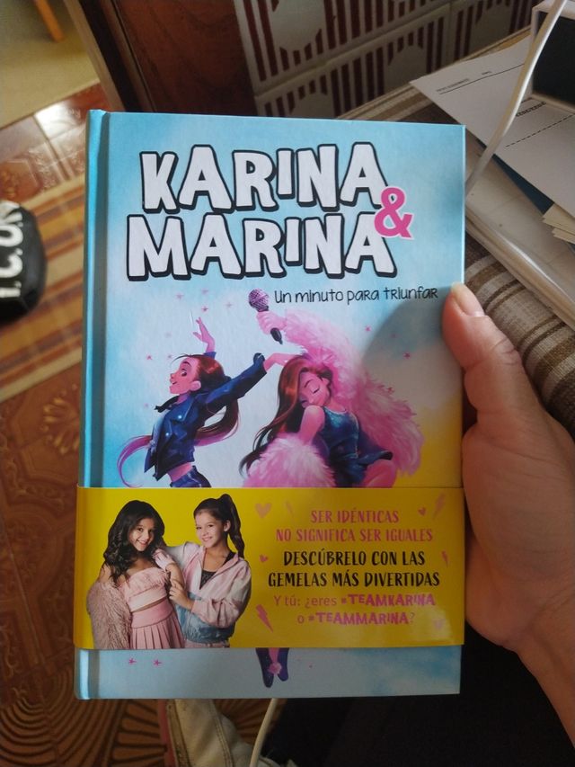 Libro karina y marina un minuto para tri