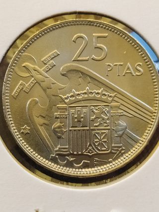 Moneda 25 Pesetas 1957 Francisco Franco 