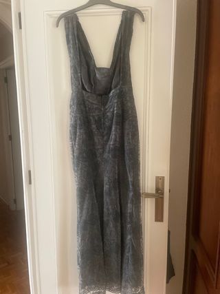 #Vestido #largo #ceremonia #sirena #tejido Cadena