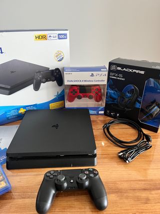 PS4 PlayStation 4 500Gb + 2 mandos + 5 juegos