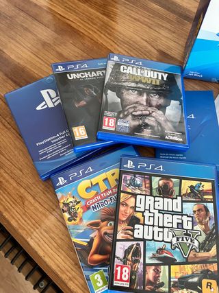 PS4 PlayStation 4 500Gb + 2 mandos + 5 juegos