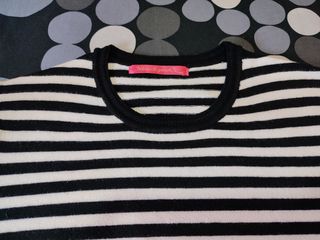 Jersey rayas blancas y negras