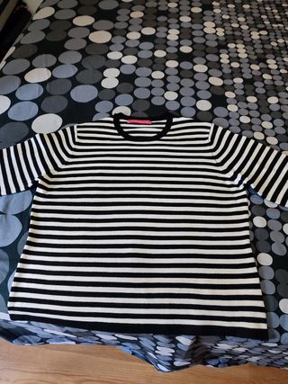 Jersey rayas blancas y negras