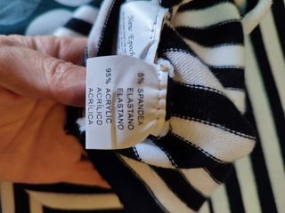 Jersey rayas blancas y negras