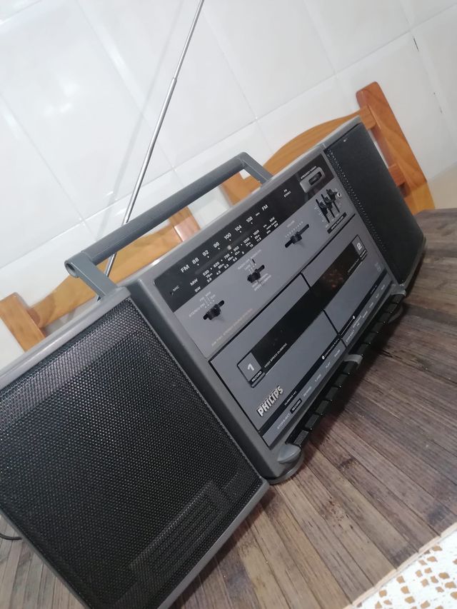 RADIO PHILIPS doble pletina, Radio Cassette
