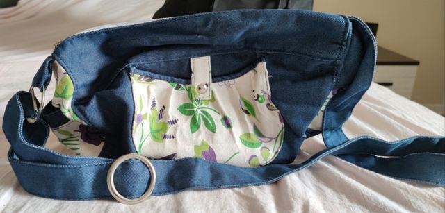 Borsetta in denim da donna