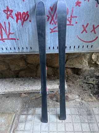 esquies niño con fijaciones