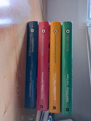 Sara y las goleadoras 4 libros