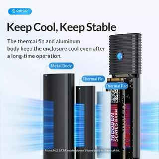 Adaptador NMVE 10Gbps carcasa disco duro,disipador