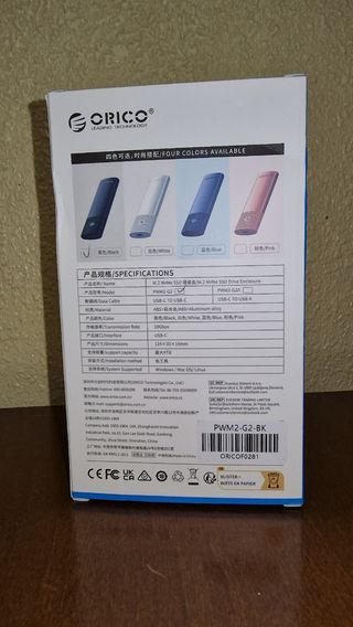 Adaptador NMVE 10Gbps carcasa disco duro,disipador