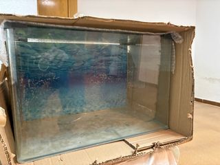 Acuario panorámico 20 ltr. Kit filtro aquaclear.