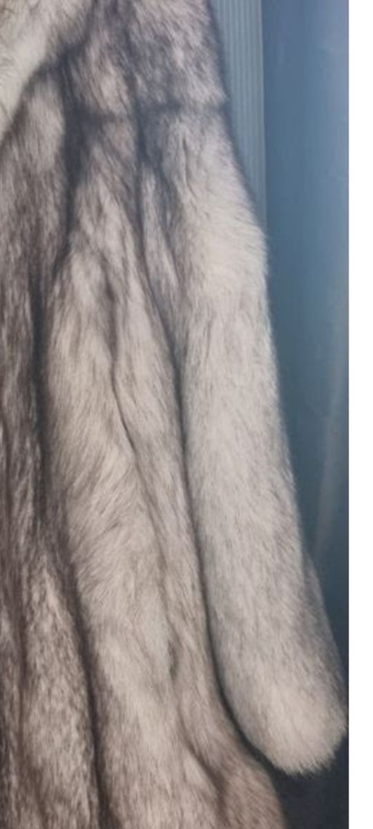 Chaquetón mujer tipo zorro azul