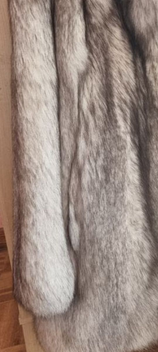 Chaquetón mujer tipo zorro azul