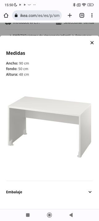 Mueble escritorio infantil
