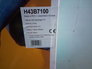 SMART TV 43 HISENSE SERIE 7. 2020. 