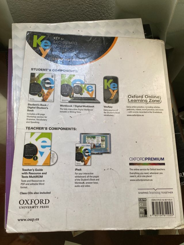 LIBRO INGLES primero de Bachillerato