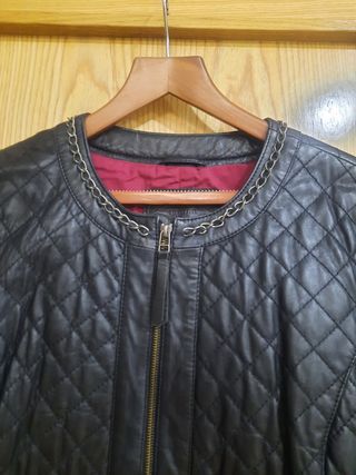 Chaqueta piel Cortefiel