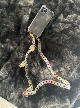 Carcasa transparente con cadena IPHONE 13 PRO MAX