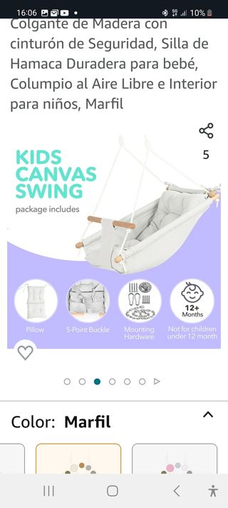 Columpio hamaca Cateam  nuevo