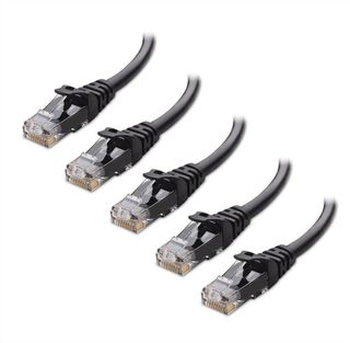 Cable de Ethernet Cat6 a prueba de enganches, 5 ud
