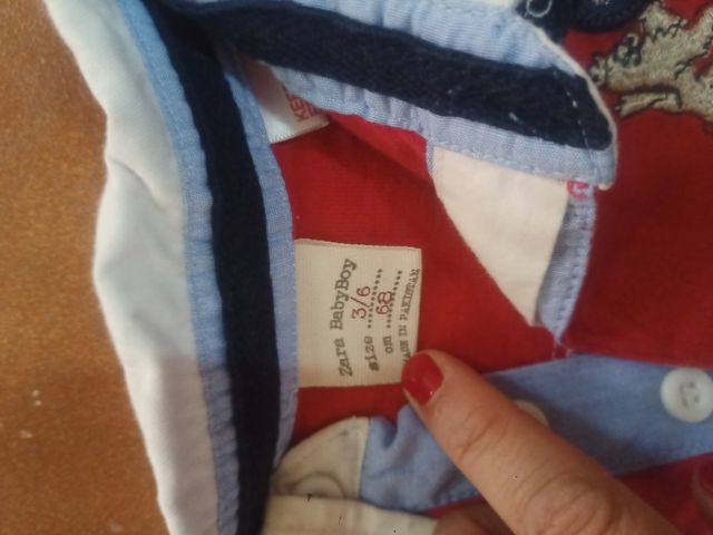 Polo Zara manga larga seminuevo bebé