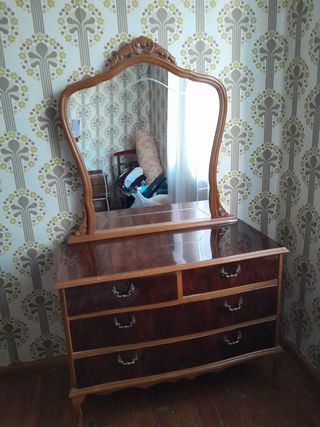 MUEBLE CAJONES HABITACION CON ESPEJO