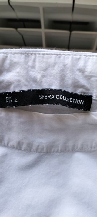 CAMISA BORDADA. 3/4 usos