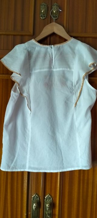 CAMISA BORDADA. 3/4 usos