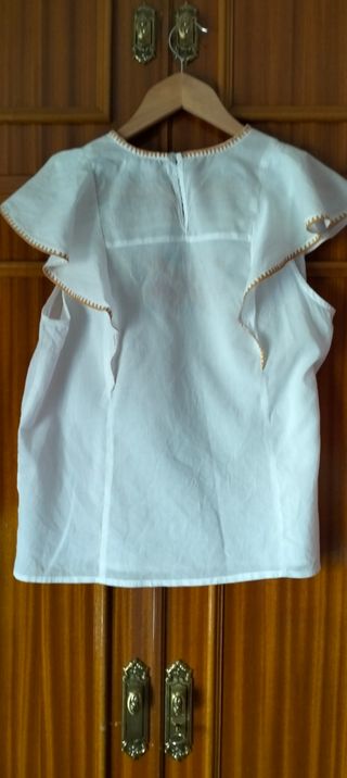 CAMISA BORDADA. 3/4 usos