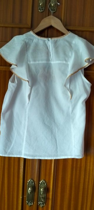 CAMISA BORDADA. 3/4 usos