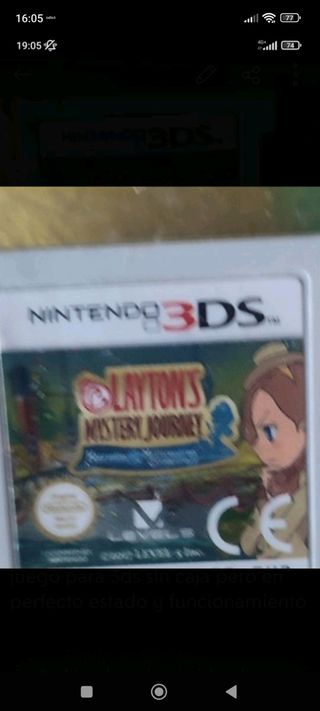 juego 3ds profesor Layton
