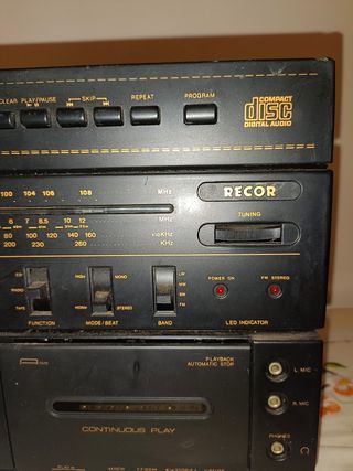 Equipo compact- cadettes- radio