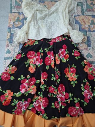 Traje de gitana niña