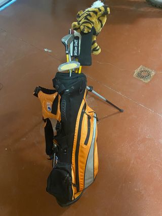 palos golf niño y carro manual 