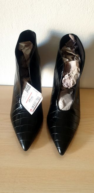 Botines de tacón de Mango