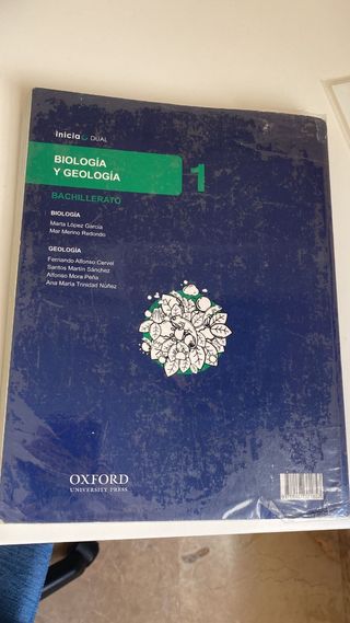 Libro de Biología y Geología de 1 Bac