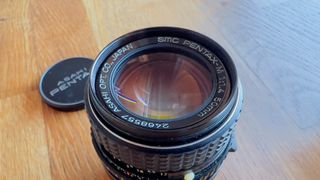 Lente 50mm 1.4 SMC Pentax-M con adaptador Fuji X