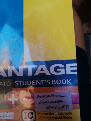 Libro de primero de bachillerato. Ingles