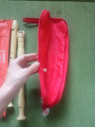 2 Flautas dulces HOHNER y funda Hallo Kitty nueva