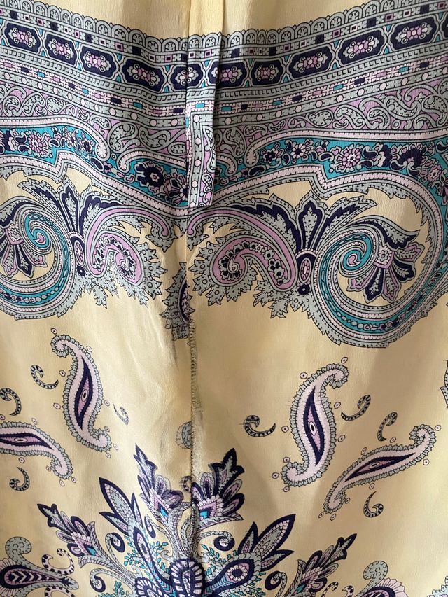 Blusa seda estampada