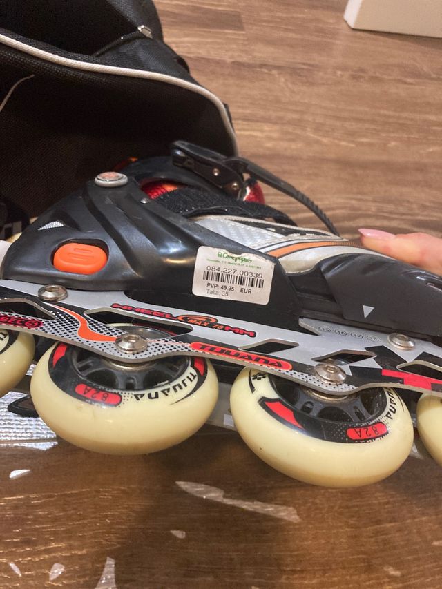 patines linea talla 35 a 38 y funda